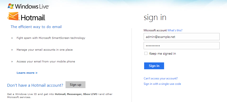 Hotmail - Hotmail Sign Up - Hotmail Register - www.Hotmail.com