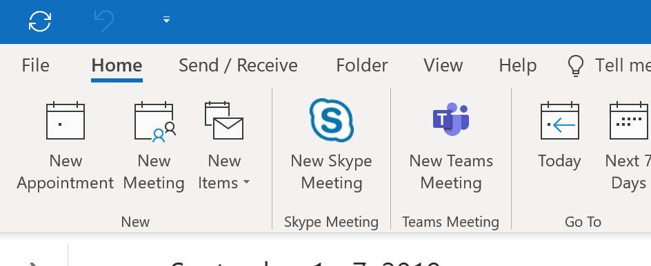 Skype for Business Outlook Add-in