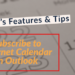Subscribe to an Internet Calendar in Outlook