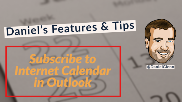 Subscribe to an Internet Calendar in Outlook
