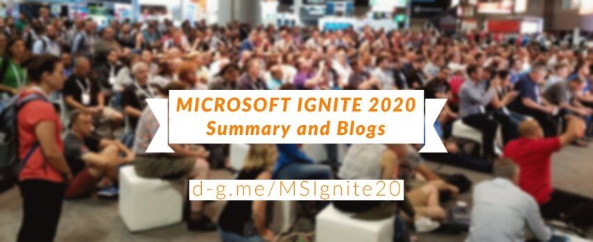 Microsoft Ignite 2020 #MSIgnite
