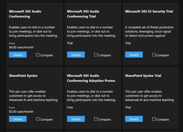 Audio Options in Microsoft 365