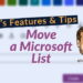 Move a Microsoft List