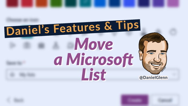 Move a Microsoft List