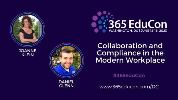 365EduCon Washington D.C. Glenn Klein Collaboration and Compliance