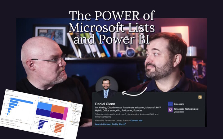 The POWER of Microsoft Lists and Power BI - Guy in a Cube