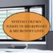 System Column Names in SharePoint and Microsoft Lists