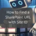 Find SharePoint URL given Site ID