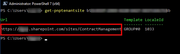 Find SharePoint URL with Site ID with PowerShell