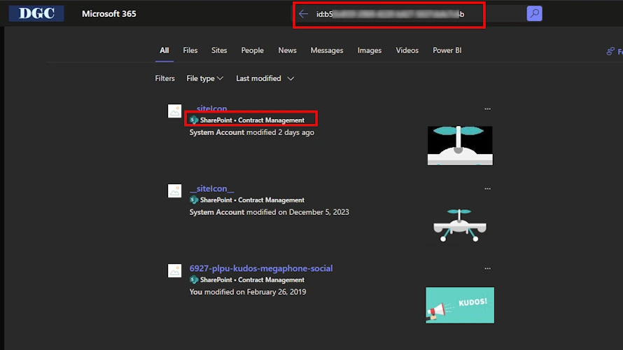 Find SharePoint URL with Site ID