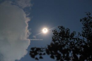 Explosion before totality - Solar Eclipse 2017