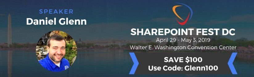 SharePoint Fest Washington DC 2019 Banner