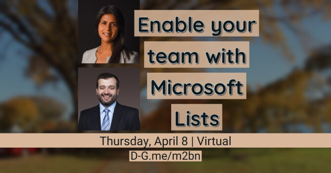 Enable your team with Microsoft Lists