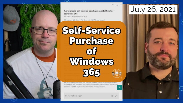 Self-service purchase capabilities for Windows 365 - 365 Message Center Show #204