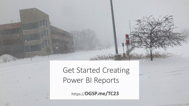 Get Started Creating Power BI Reports Twin Cities 2023